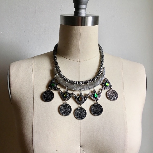 Topshop Freedom silver Necklace - Picture 6 of 7